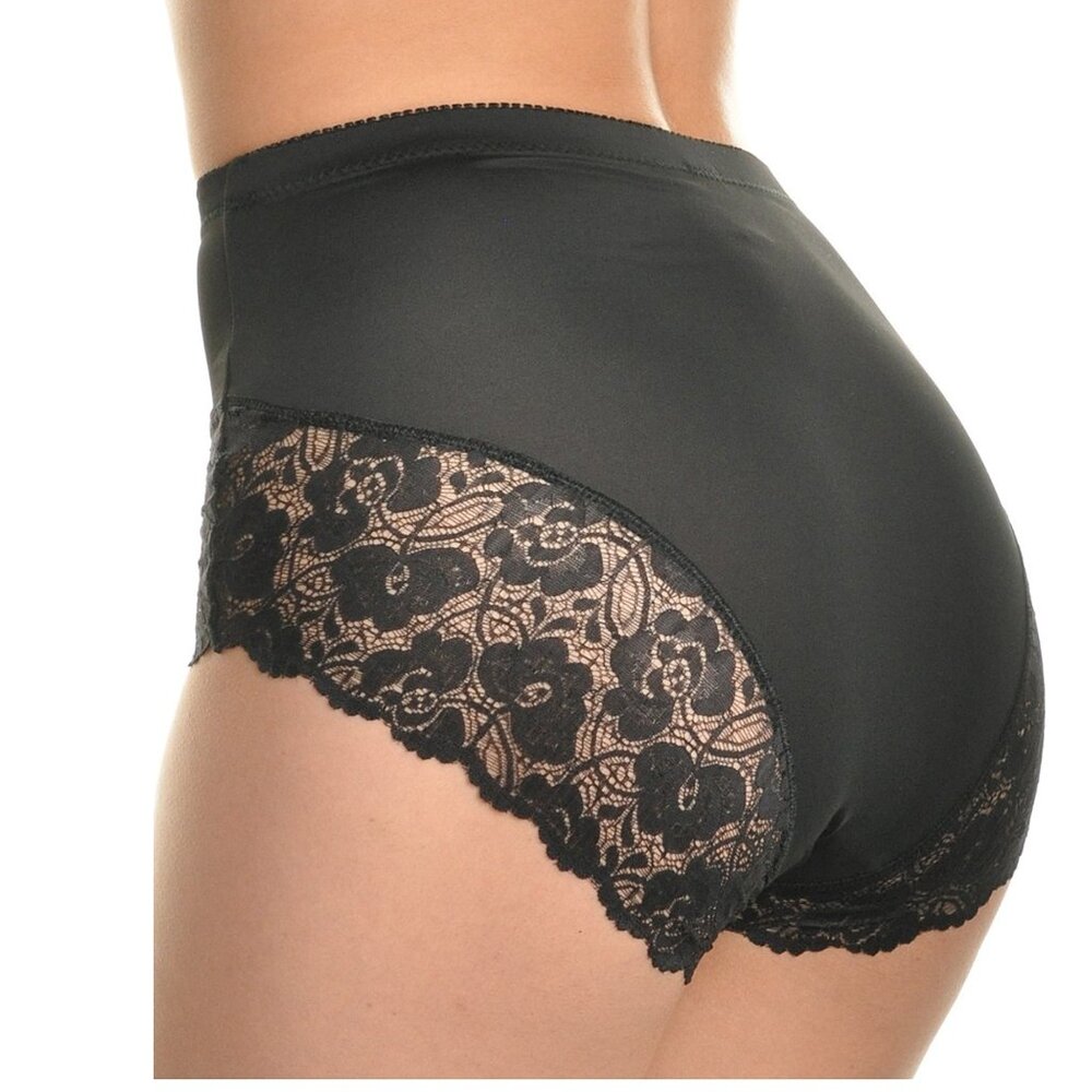 Angelina 6-Pack Lace Trim High Waist Underwear – Wholesale | Multi-Color - Picture 2 of 5